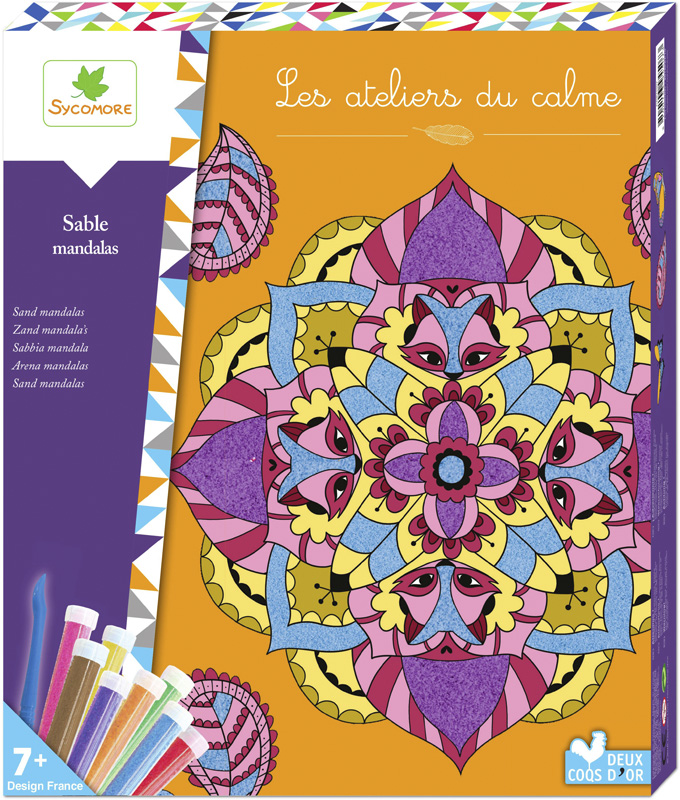 Ateliers du calme - sable mandalas