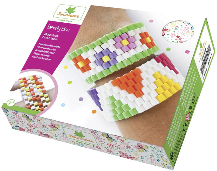 Lovely box pm - bracelets fun pixel