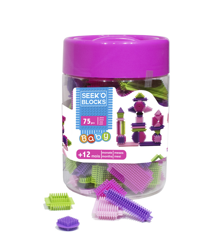 Seek'o baril 75pcs baby rose