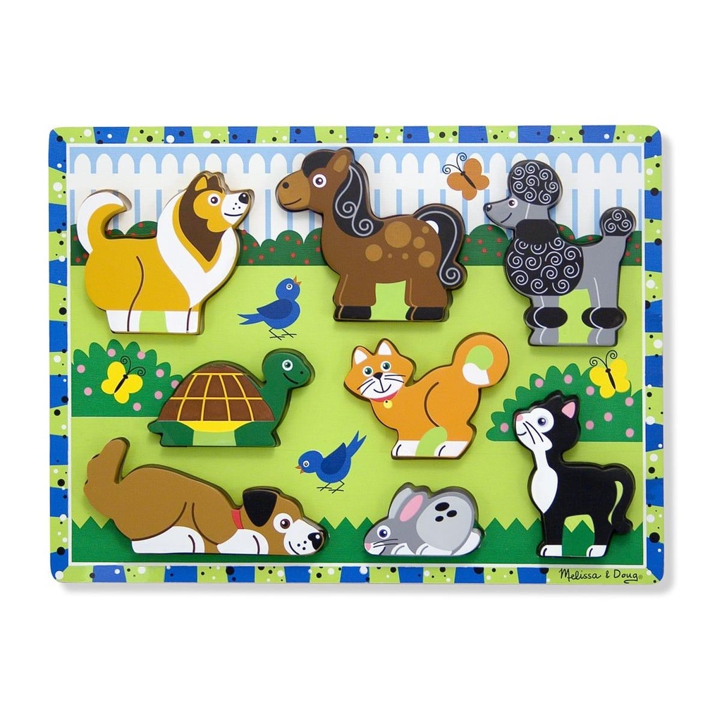 Puzzle Encastrement Animaux Domestiques 