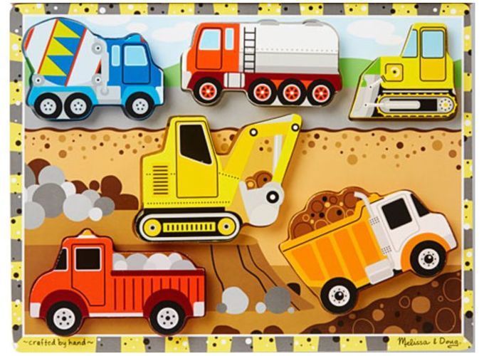 Puzzle Encastrement Vehicules Travaux