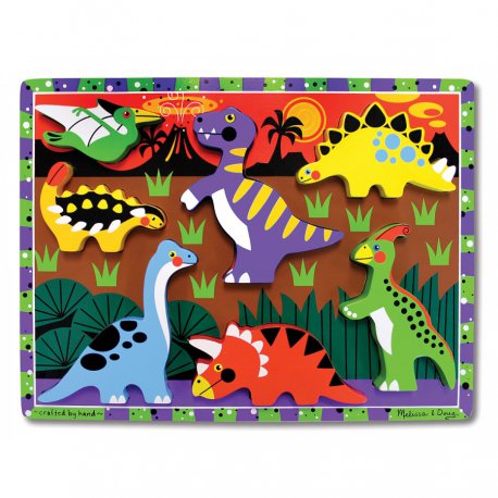 Puzzle Encastrement Dinosaures