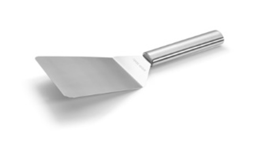 Spatule Inox Courte Coudee