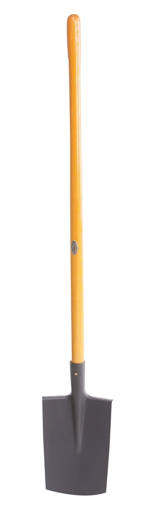 Bêche Senlis 28 cm trempée emmanchée pomme 100 cm manche ergonomique.