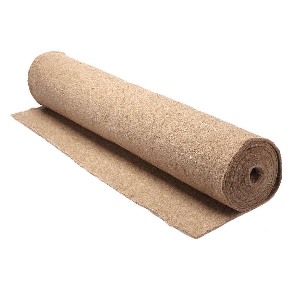 Rouleau de paillage en feutre de jute 1000 grs/m² 1m x 1.5m s/film
