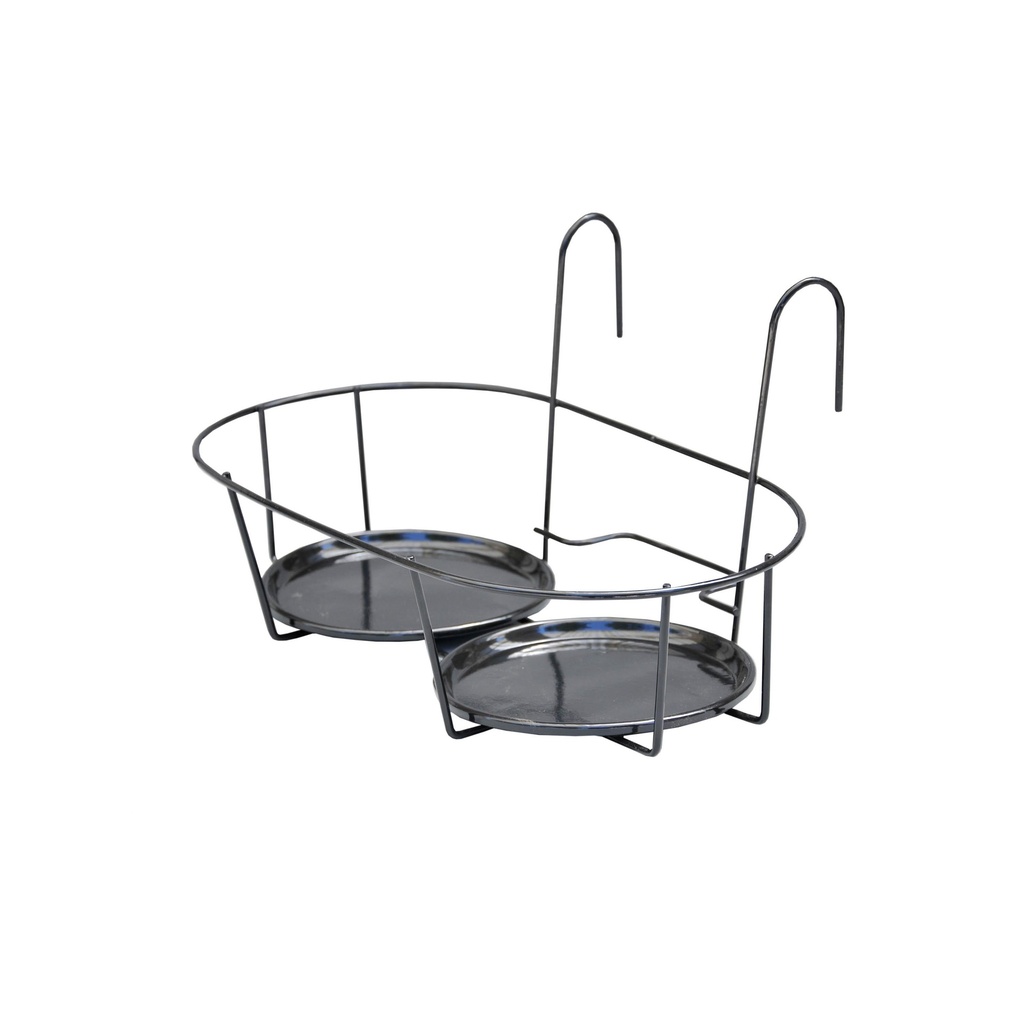 Support Double Pot Anthracite