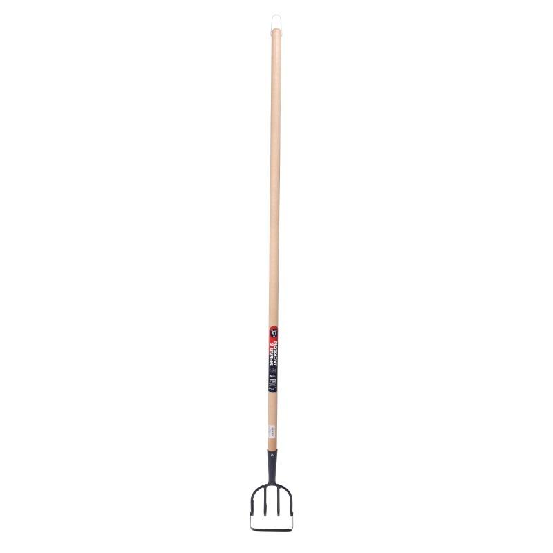 Croc de jardin épaule ronde 4 dents m/bois 130 cm