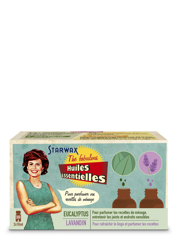 Huiles essentielles lavandin / eucalyptus 2x 10ml