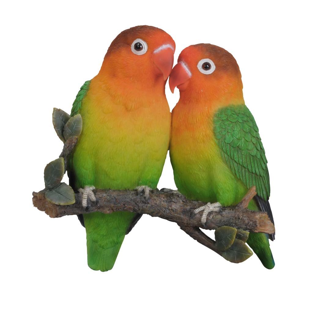 Inséparable Love Bird en polyrésine