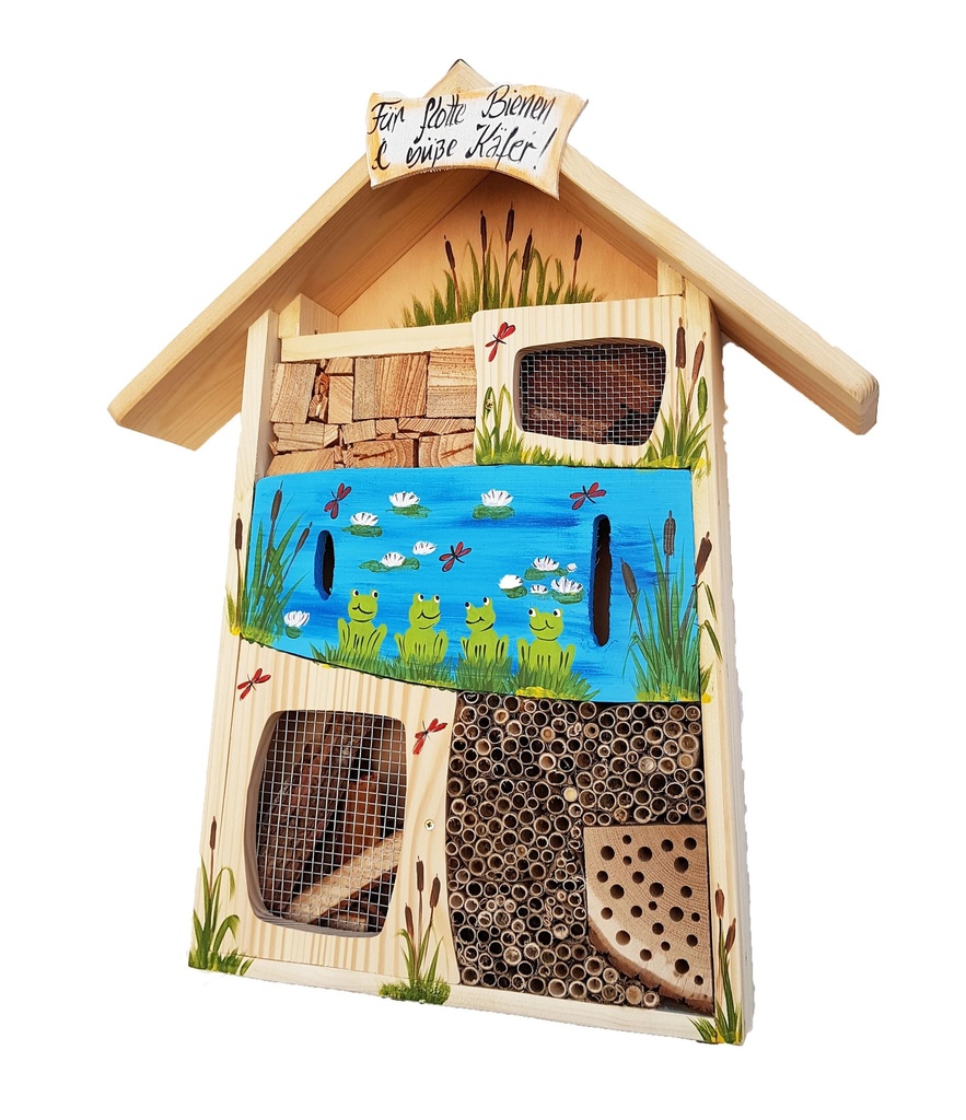 Grands Hotel à insectes, abeilles peintes  Garden Dreams