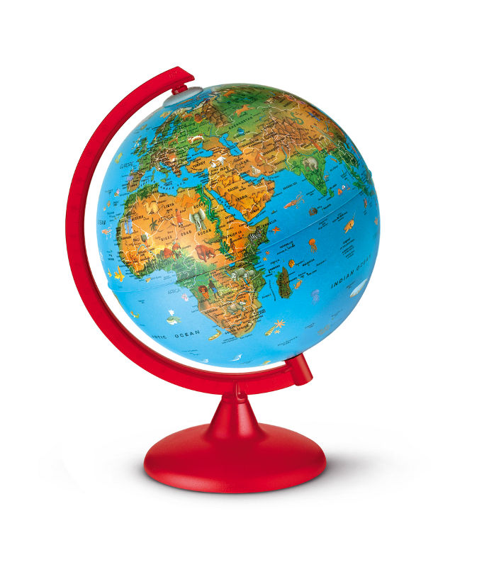 GLOBE LUMINEUX ZOO 25CM