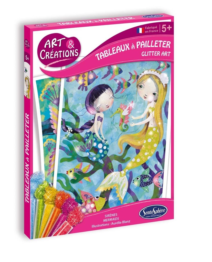 A&C 4 TABLEAUX A PAILLETER SIRENES