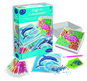 A&C Coffret A Diamanter Animaux Exotiques