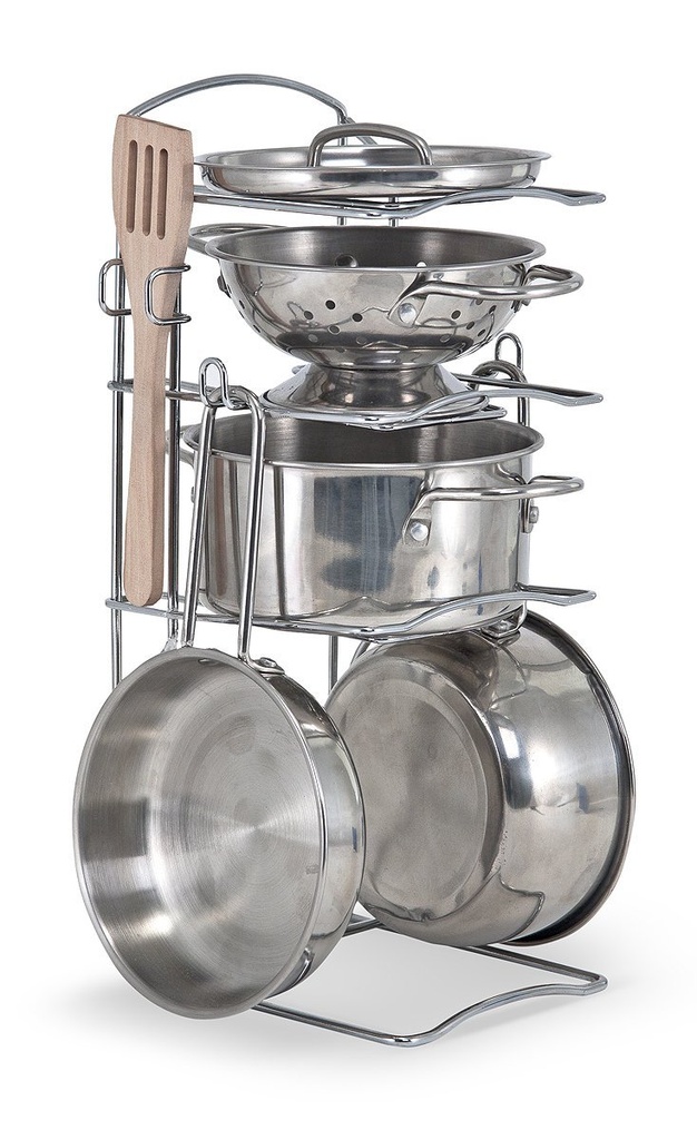 Batterie Cuisine Metal 8Pcs 