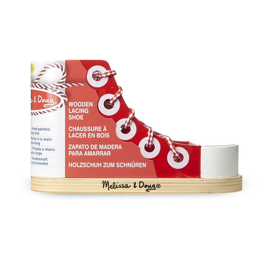 Chaussure A Lacer En Bois