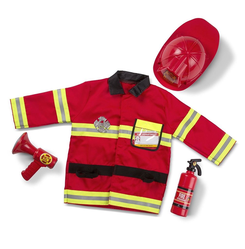 Deguisement Pompier + Accessoires 