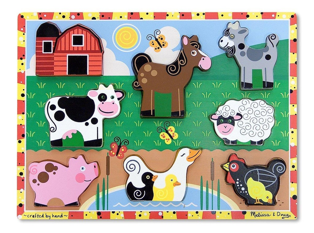 Puzzle Encastrement Ferme 