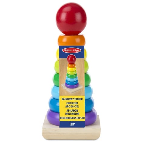 Pyramide Bois Couleurs 9Pcs 