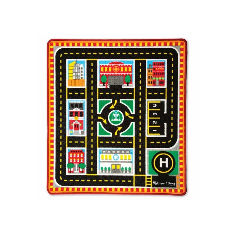 TAPIS MOQUETTE 100X90CM THEME SECOURS