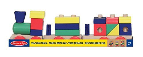 Train Bois Empilage 18Pcs 