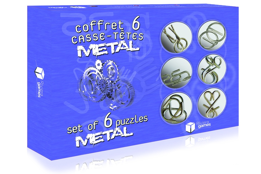 Coffret 6 Casse-Tetes Metal