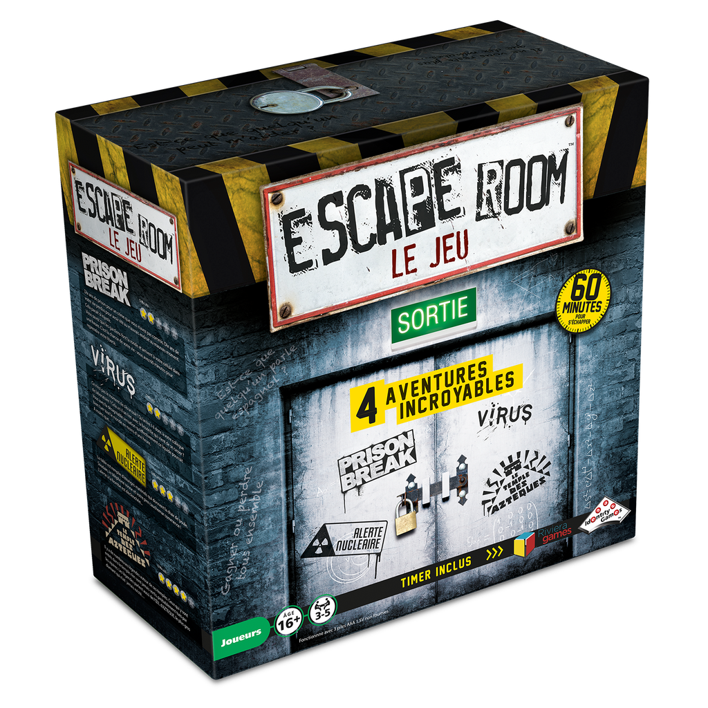 Escape Room Coffret 4 Jeux