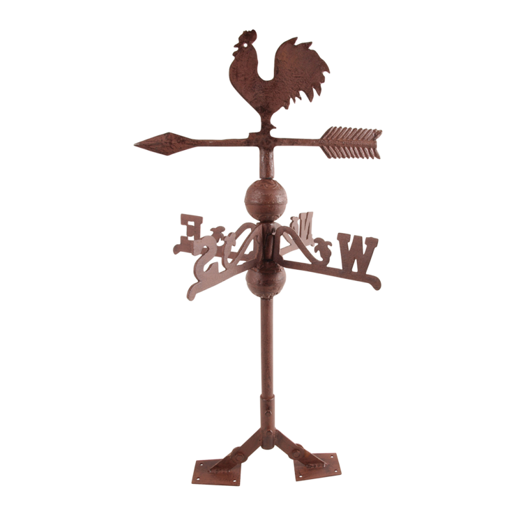 Girouette coq en fonte