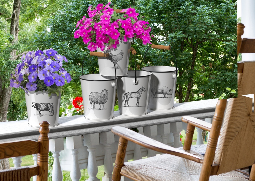 Seau Animal Milkhouse Vintage 7.5