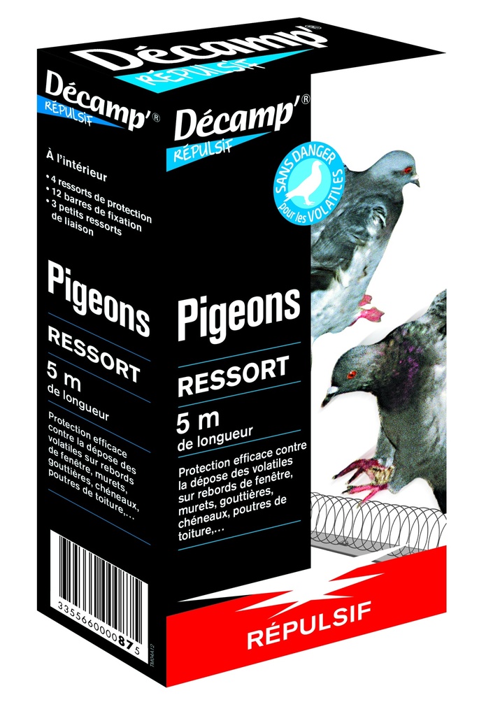 Ressort Anti Pigeons Oiseaux