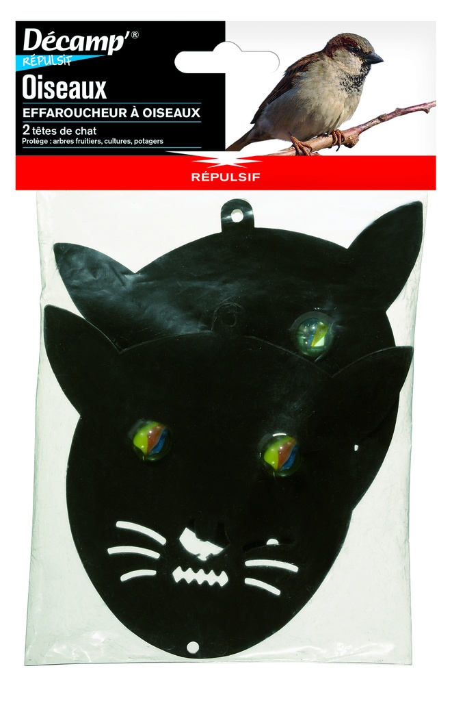 Effaroucheur Oiseau Tete chat