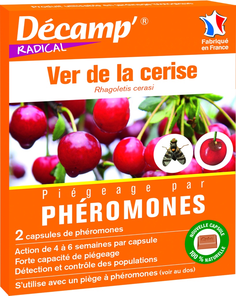 Pheromone Contre Le Ver De La Cerise 2 Capsules