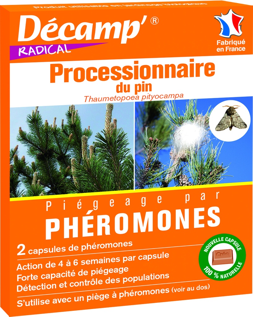 Pheromone Contre La Chenille Processionnaire Du Pin  2 Capsules