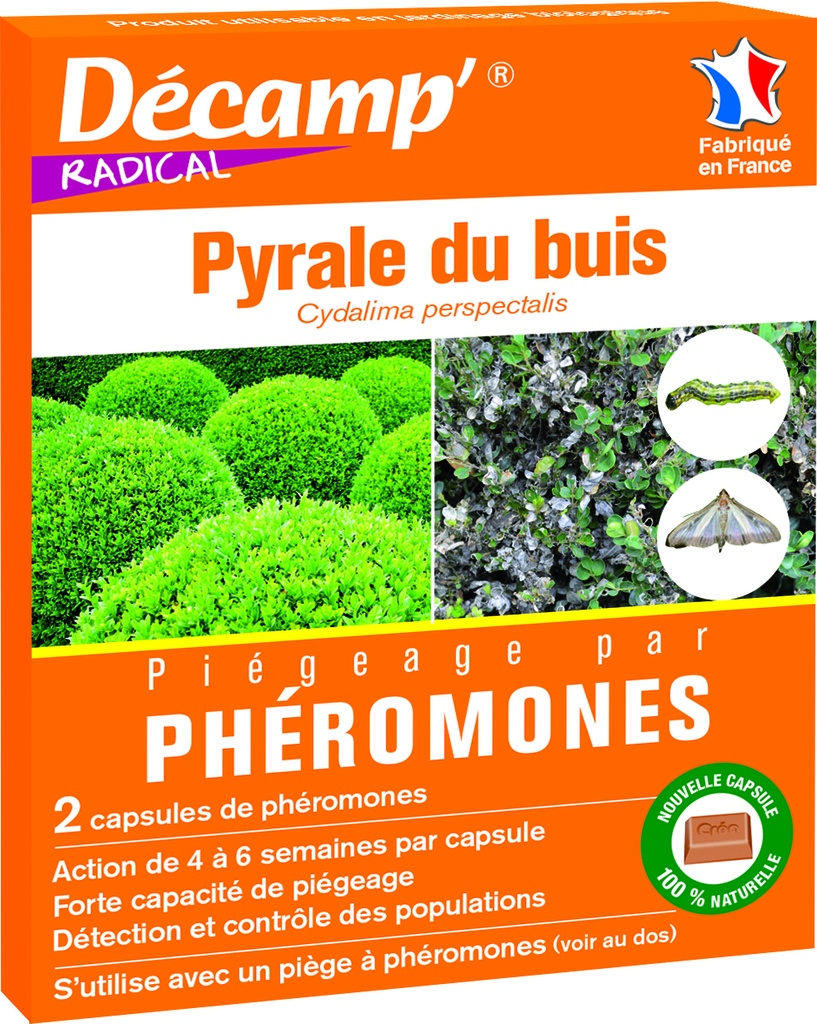 Pheromone Contre La Pyrale Du Buis 2 Capsules
