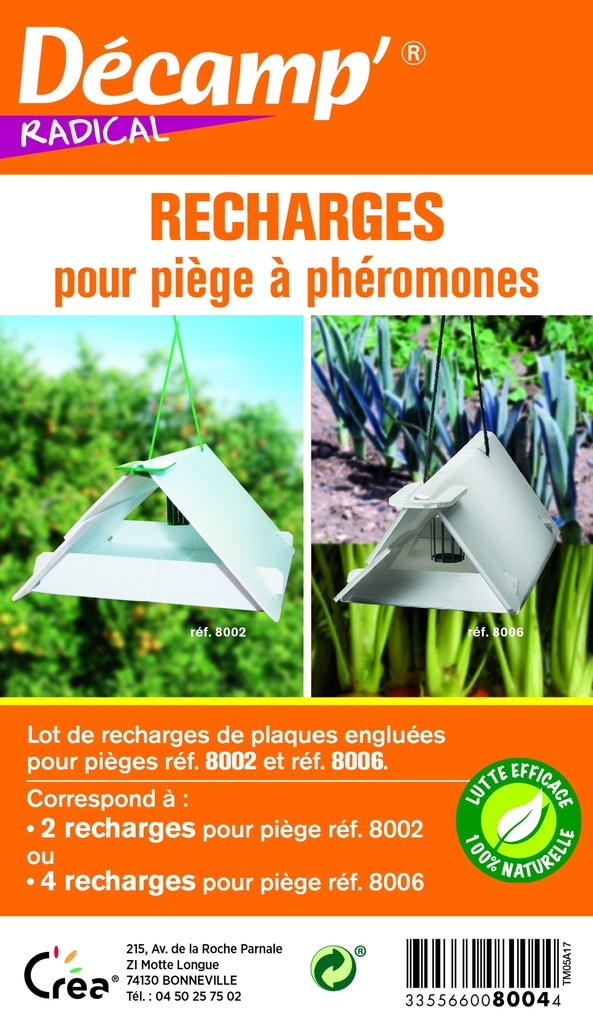 Recharge Plaques Glues Piege