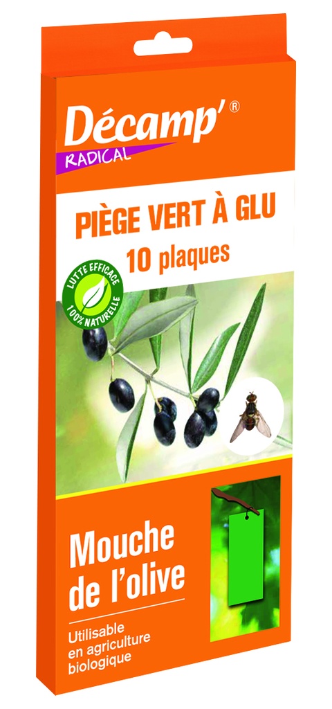 Piege Glu Vert Mouches Olivier