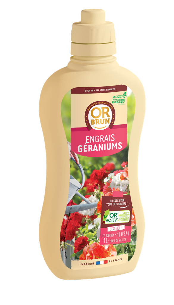 Engrais Liquide Géranium 1L
