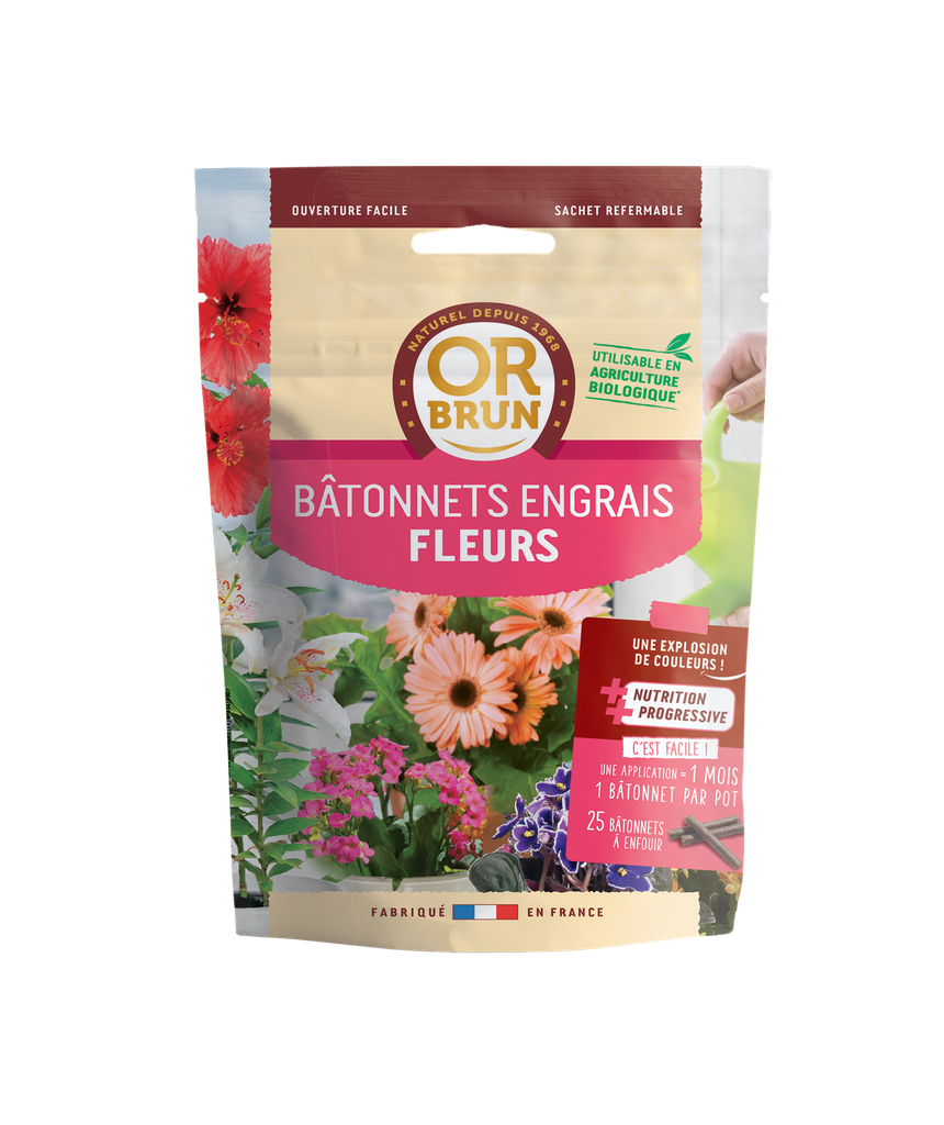 Fleurs 25 Bâtonnets