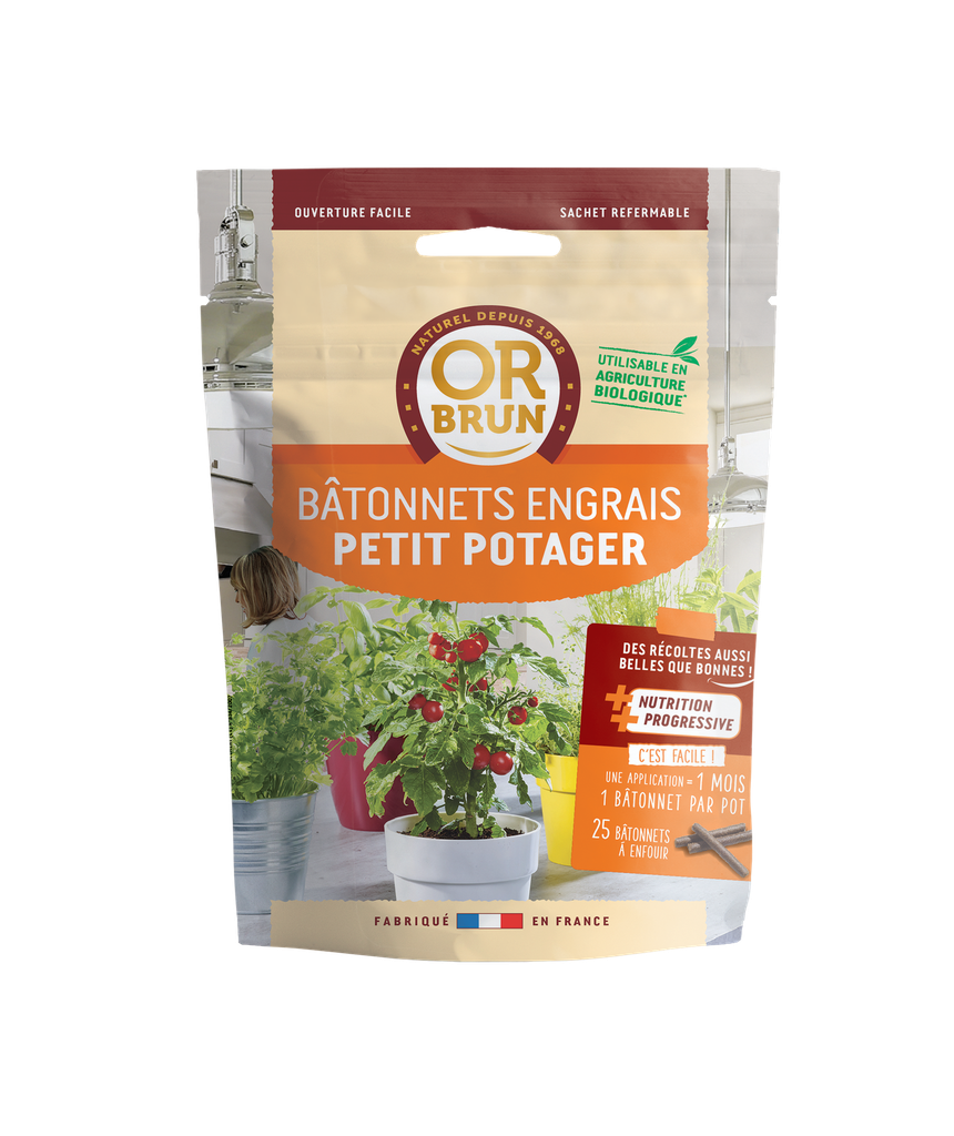 Petits Potager Et Tomates 25 Bâtonnets