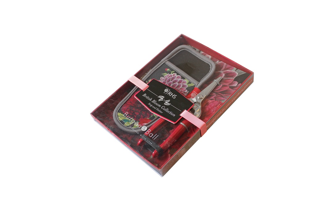 Etui et mini sécateur British bloom