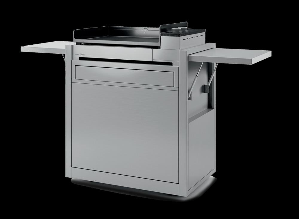 Chariot PREMIUM inox ferme 60 (Modele sans capot)