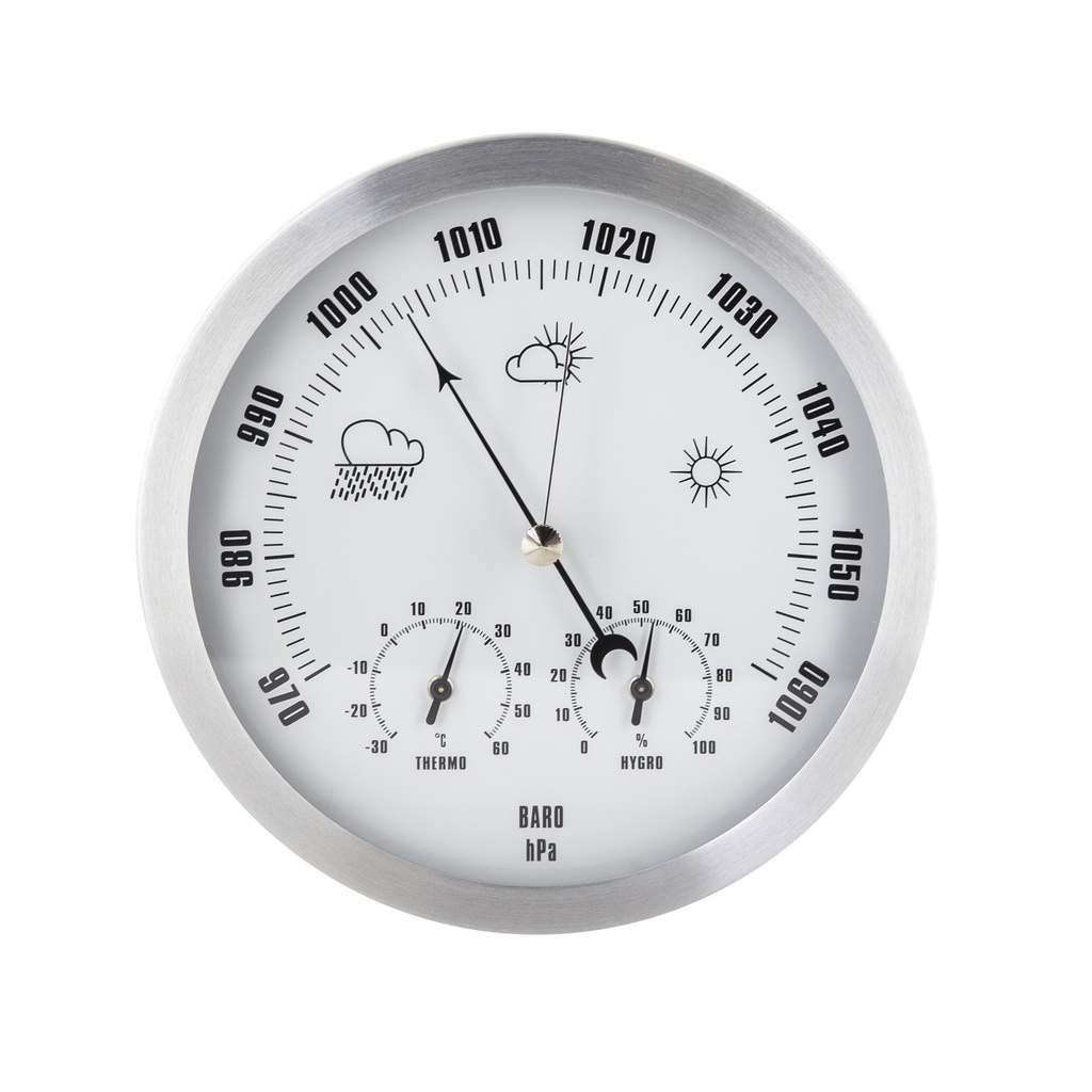 Barometre Aluminium par 3