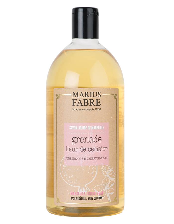 Savon Liquide de Marseille 1 L recharge Fleur de cerisier et grenade 1900
