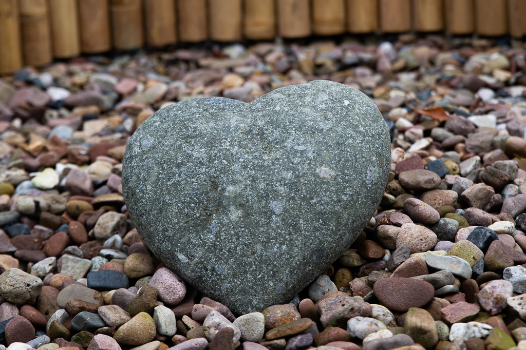Coeur en Basanite 20