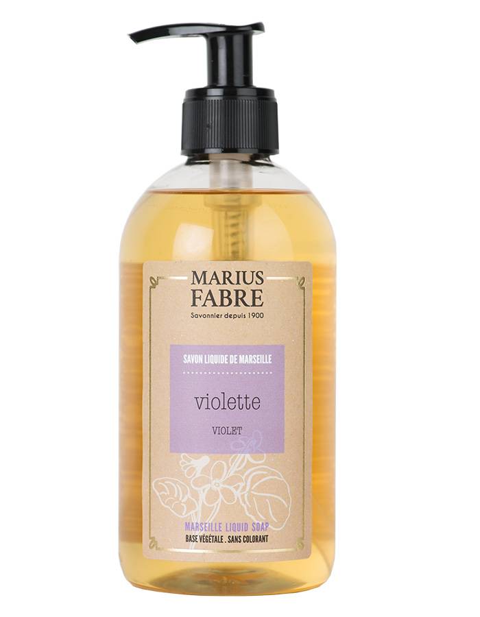 Savon Liquide de Marseille 400ml pompe Violette 1900