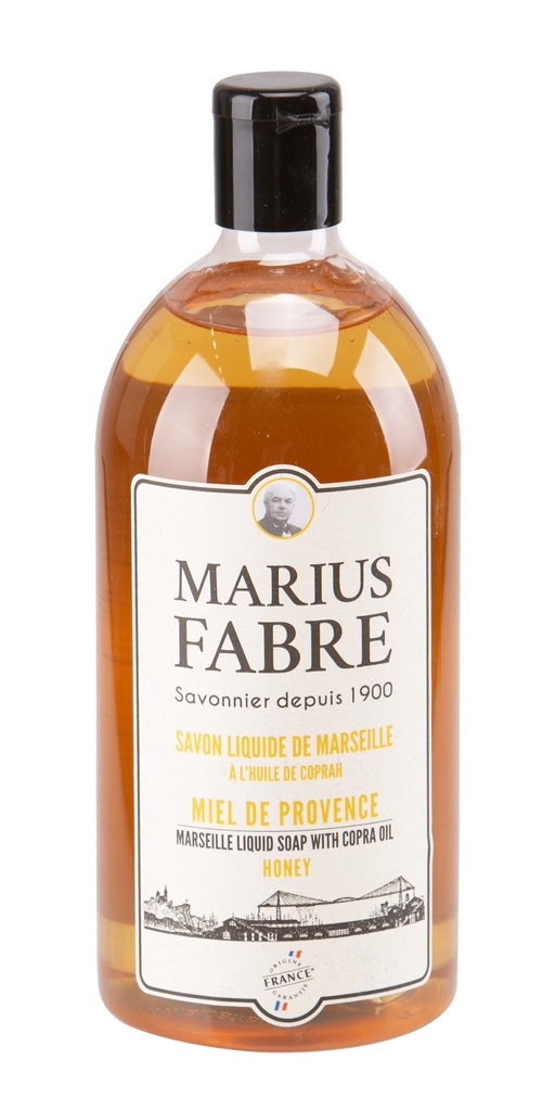 Savon Liquide de Marseille 1 L recharge Miel 1900