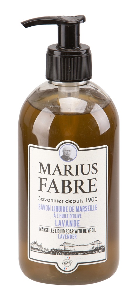 Savon Liquide de Marseille 400 ml pompe Lavande 1900