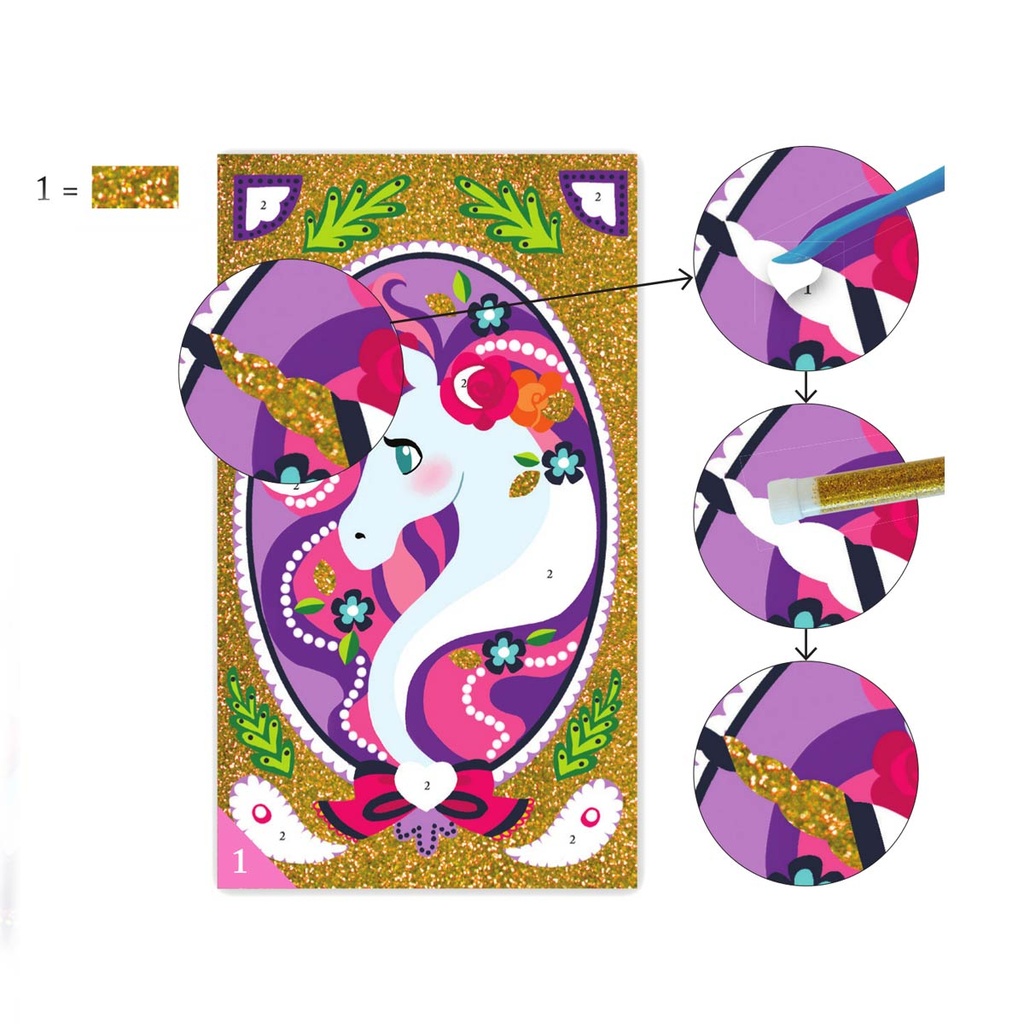 ATELIERS DU CALME - PAILLETTES LICORNES