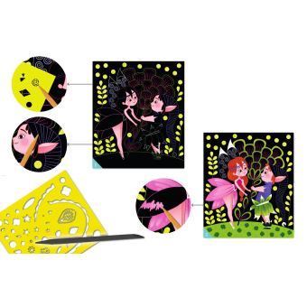 ATELIERS DU CALME - SCRATCH ART FEES ET LUTINS