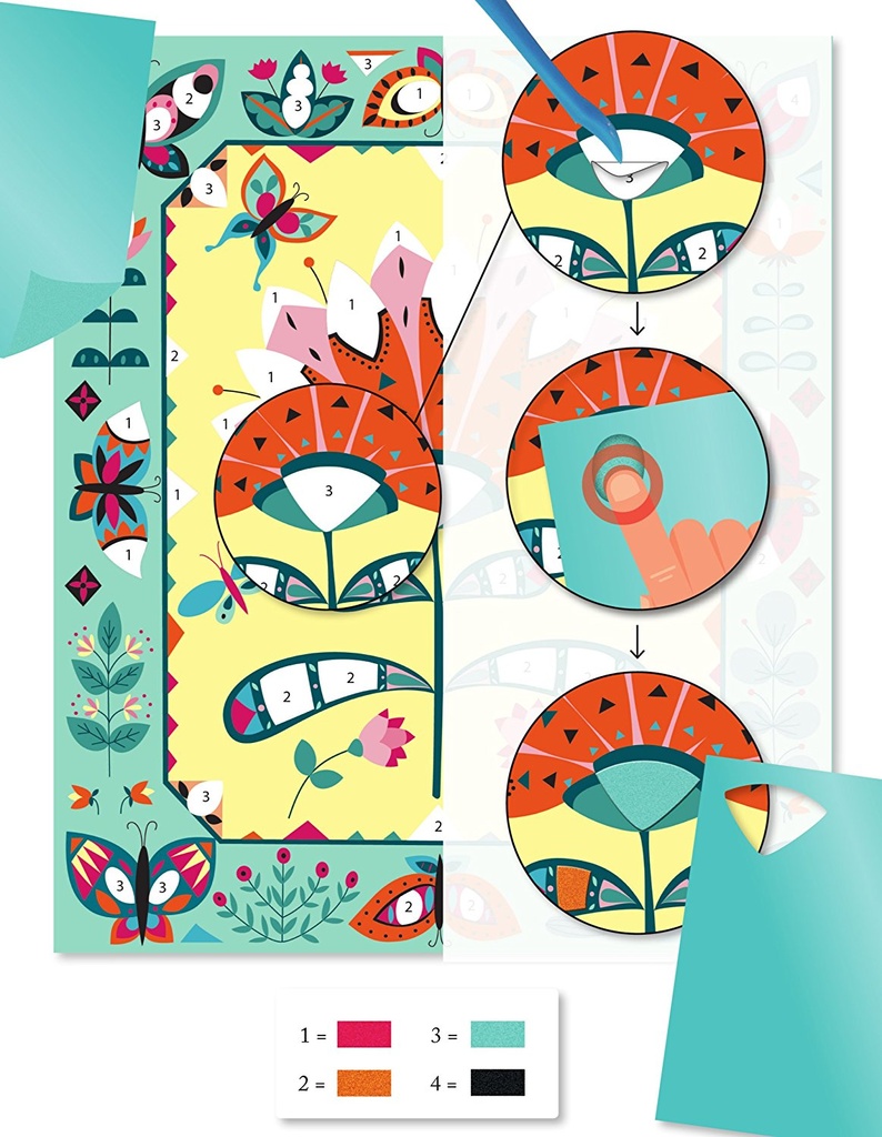 ATELIERS DU CALME - VELOURS PAPILLONS ET FLEURS