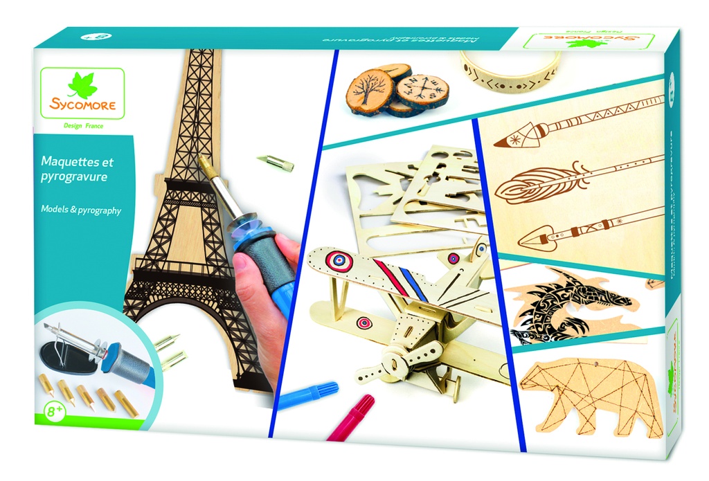 Lovely Box Xl - Maquettes Et Pyrogravure